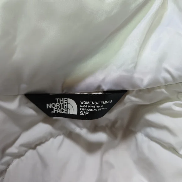 The North Face White Down Quilted Puffer Vest, Small - Picture 3 of 3